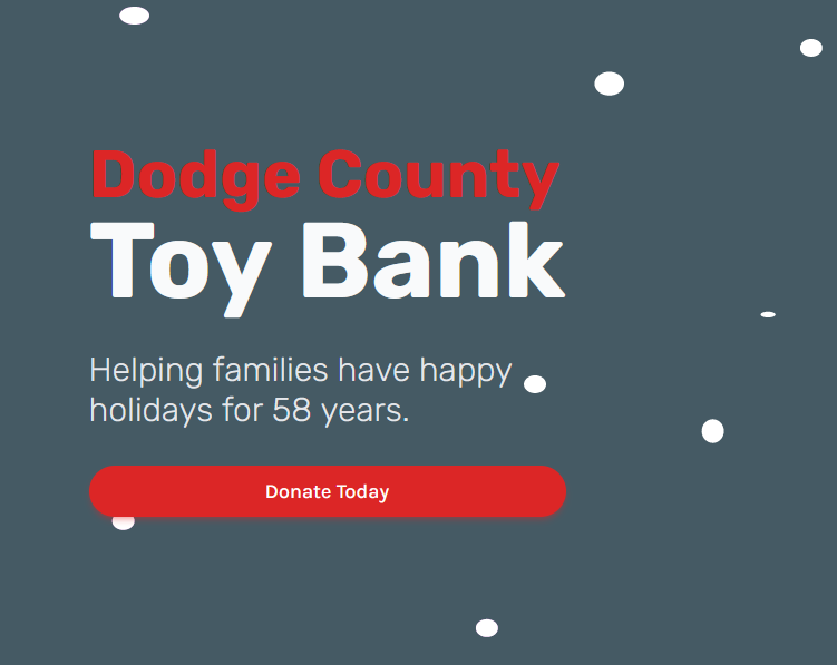 Dodge County Toy Bank Providing Area Children With A Christmas Gift