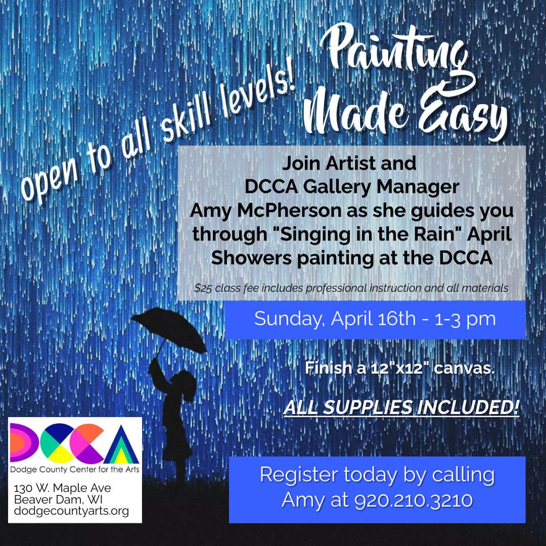 Painting Made Easy April Showers Daily Dodge