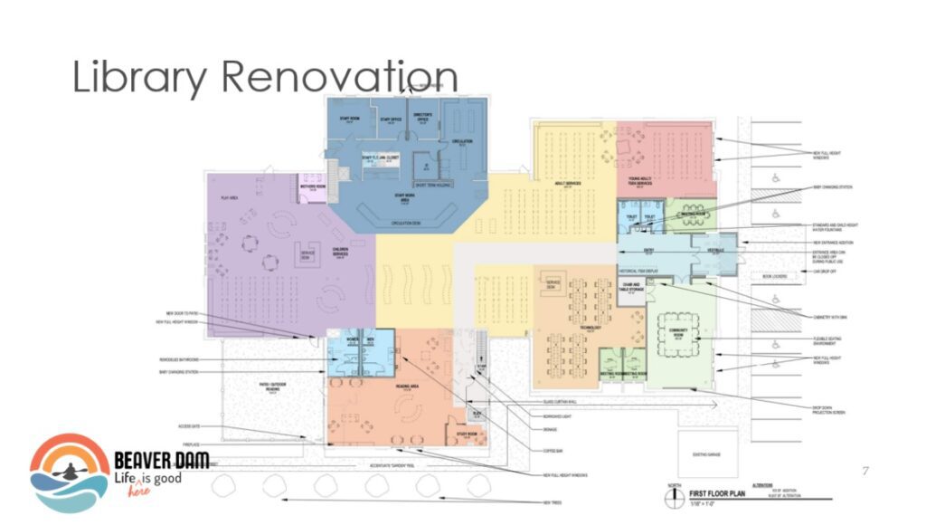 Beaver Dam Community Showing Support For Renovations At Library | Daily ...