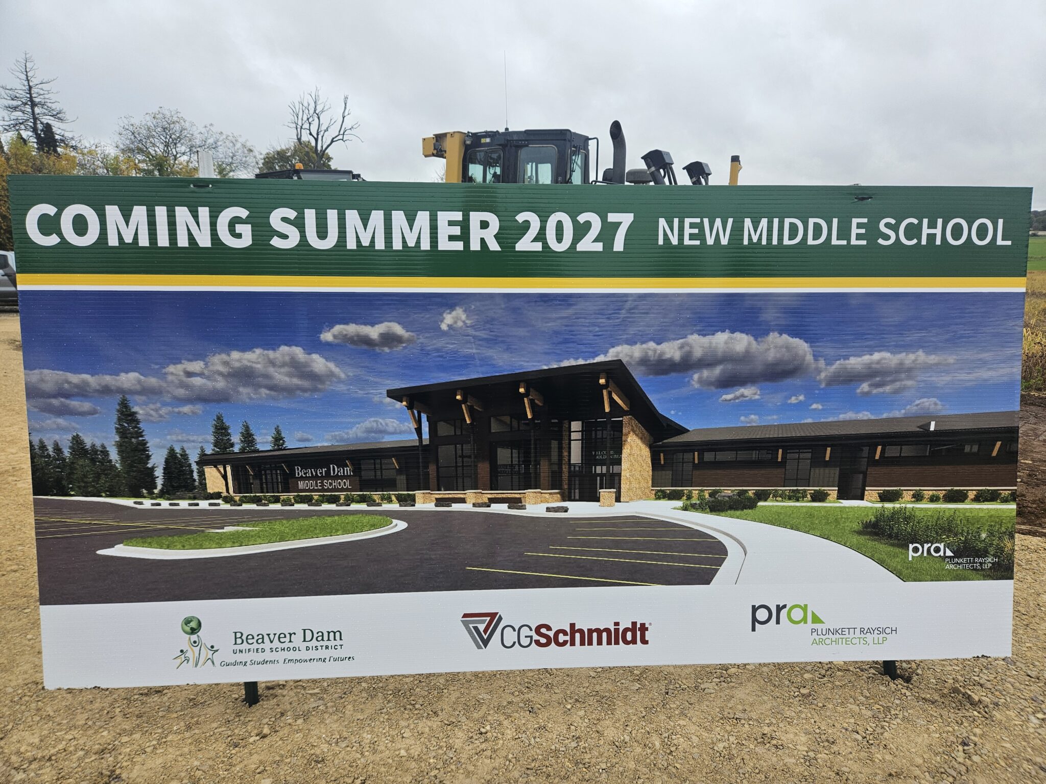 Construction Stays on Track at Beaver Dam’s New Middle School