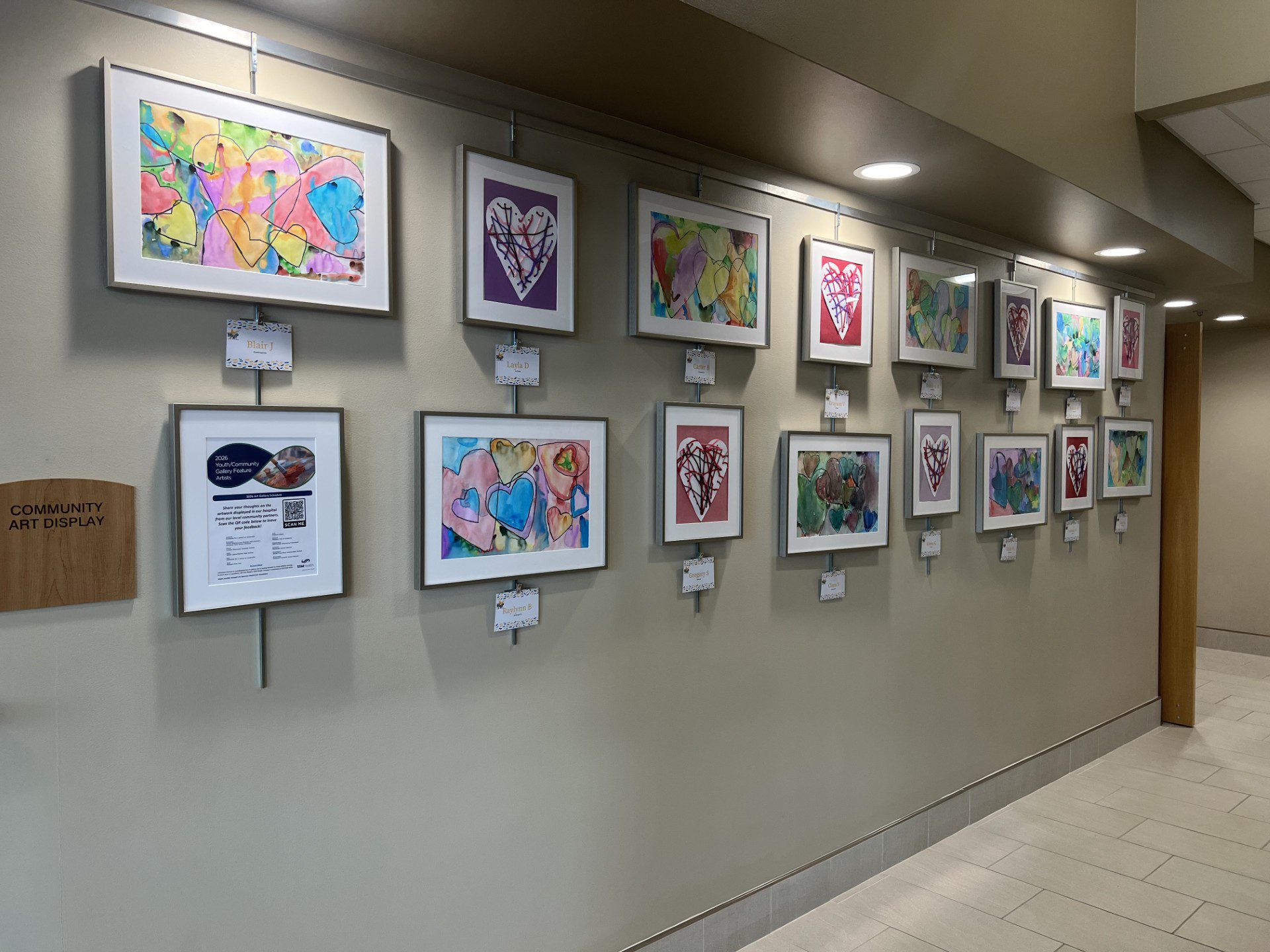 SSM Health Waupun Memorial Hospital Features Meadowview Primary School Artwork
