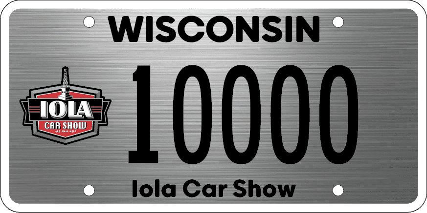 Wisconsin DMV Adds Iola Car Show Specialty License Plate